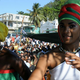 Garifuna women perform in Honduras. (Orlando Sierra/Getty Images)